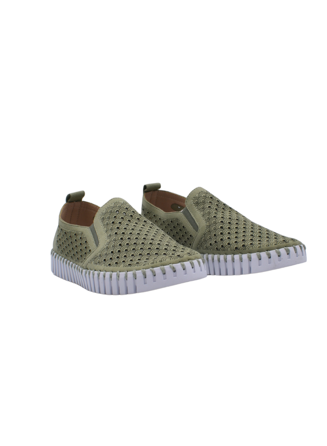 Ilse Jacobsen Tulip 140 Shoe in Celadon Green