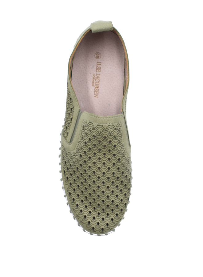Ilse Jacobsen Tulip 140 Shoe in Celadon Green
