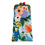 Garden Party in Mint & Hot Pink Eyeglass Case