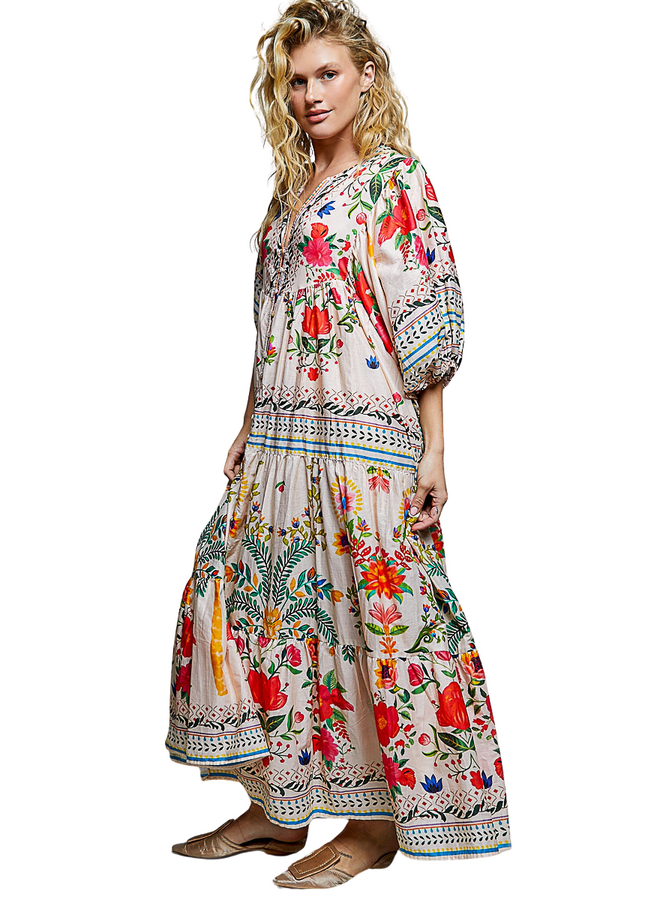 Floral Maxi Breezy Dress
