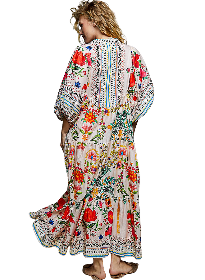Floral Maxi Breezy Dress