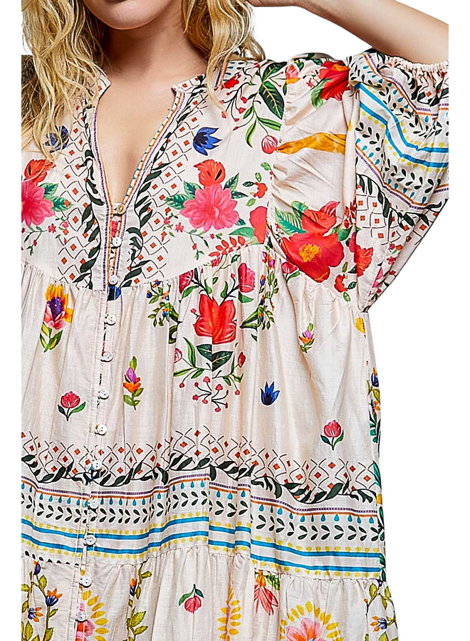 Floral Maxi Breezy Dress