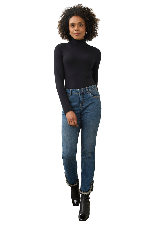 French Dressing Olivia Tulip Tweed Ankle Jean