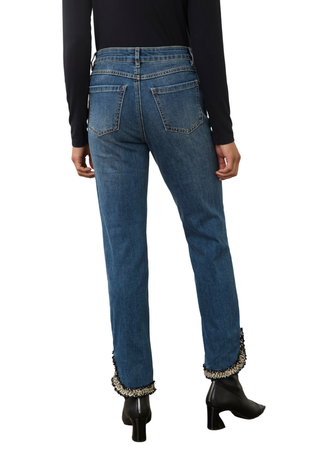 French Dressing Olivia Tulip Tweed Ankle Jean