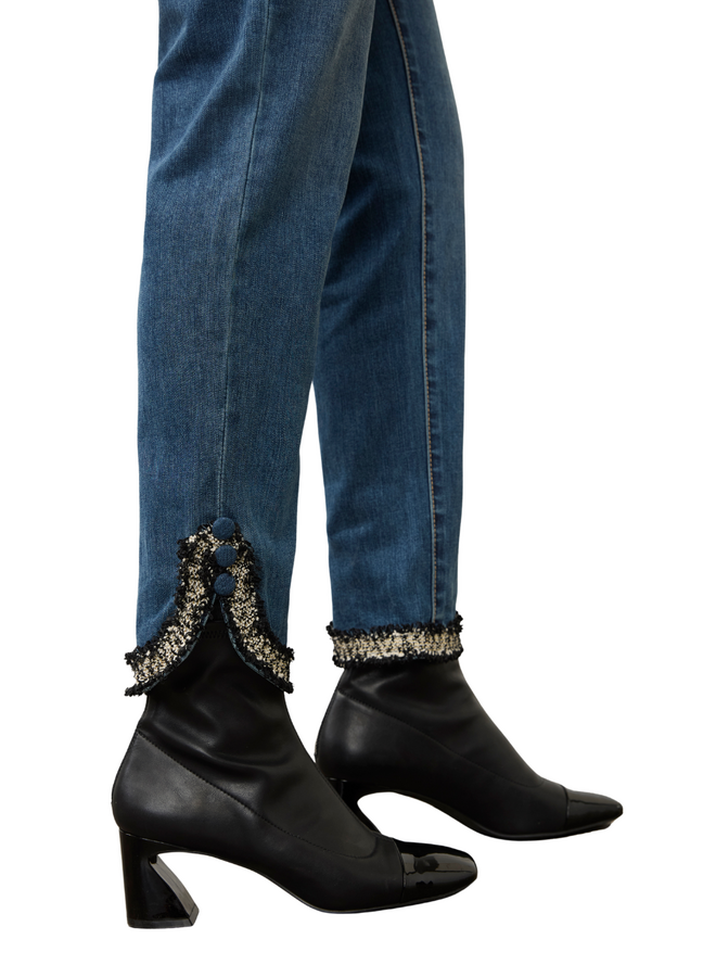 French Dressing Olivia Tulip Tweed Ankle Jean