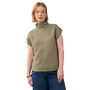 French Dressing Ottoman Sweater Top in Olive