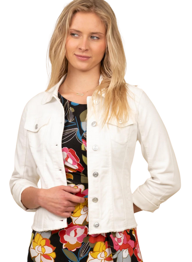 Frayed Denim Jacket
