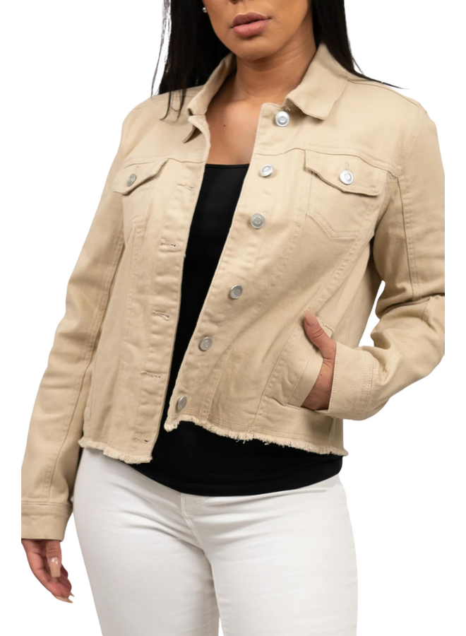 Frayed Denim Jacket