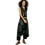 Boho Patchwork Crop Wrap Pant
