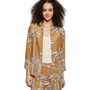Scalloped Embroidered Palm Shirt