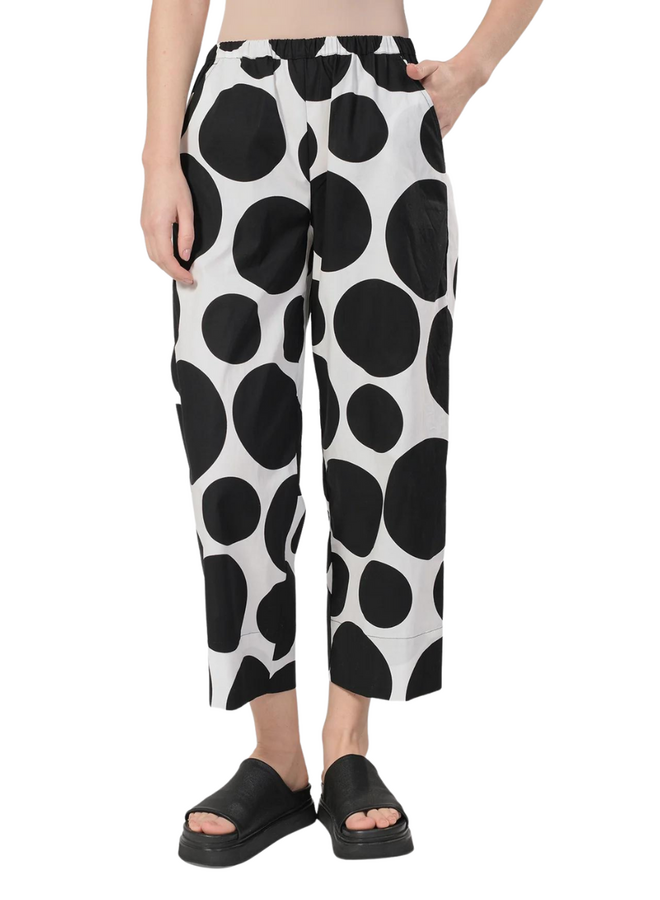 Alembika Solo Cropped Pants In Bubbles