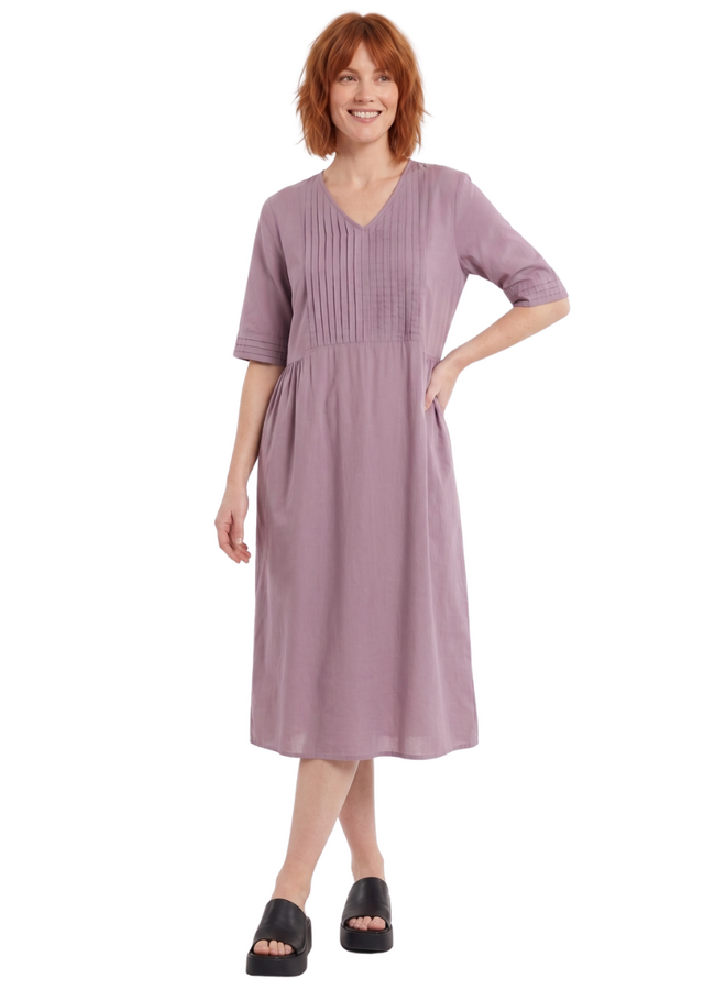 Lavender Cotton Dress