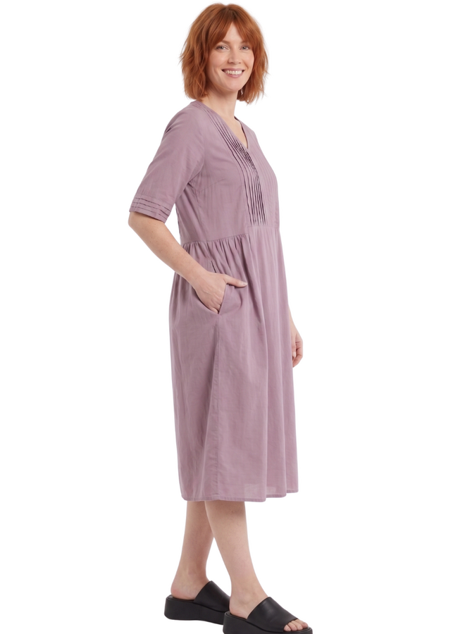 Lavender Cotton Dress