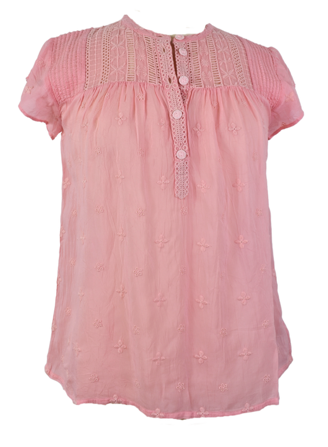 Johnny Was Tunara Blouse in Taffy
