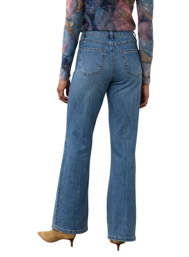 French Dressing Olivia Authentic Bootleg Jean in Medium Wash