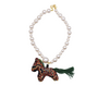 Fabric Pony Necklace