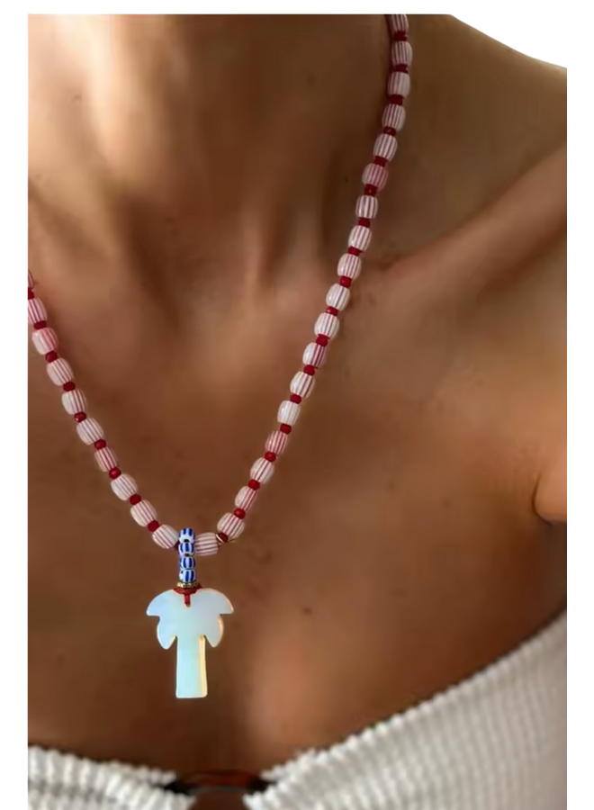 Palm Tree Necklace in Two Colors
