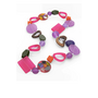 Pink Sunset Resin Necklace