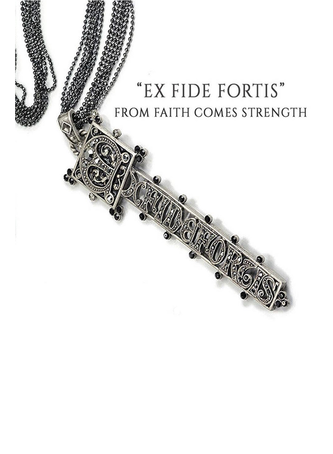 Sweet Romance Ex Fide Fortis Necklace