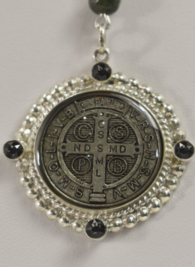 VSA Lux San Benito Rosary Necklace with Jasper