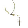 Designer Cheryl Dufault's Prehnite Carved Jade Cross Necklace
