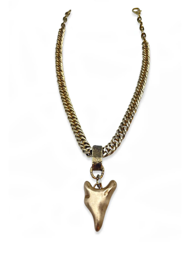 Chanour Bronze Opia Heart Necklace