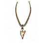 Chanour Bronze Opia Heart Necklace