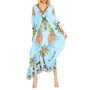 Tropical Mumu Cover-up in Sky Blue