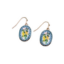 Lemon Branch Oval Earrings