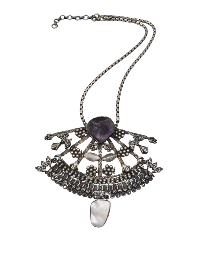 Natural Stone Indian Necklace