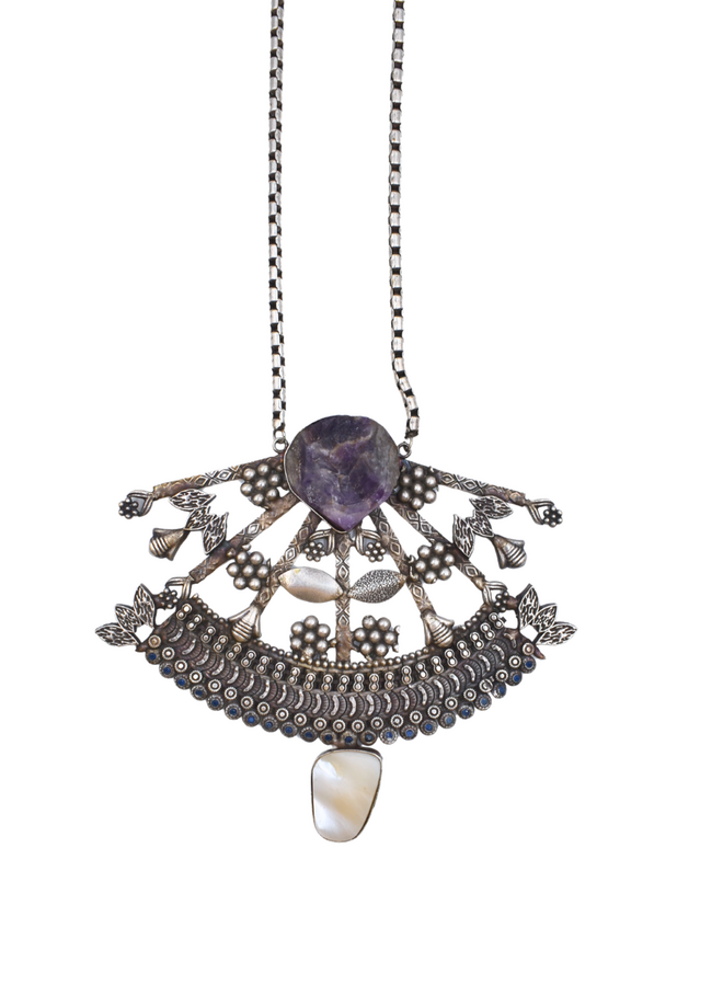 Natural Stone Indian Necklace