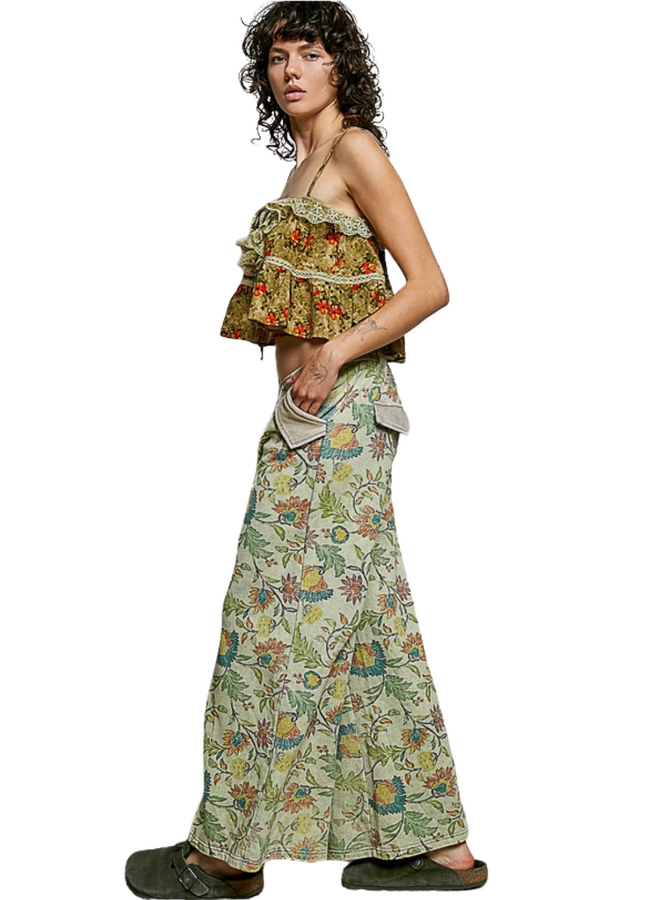 Pol Floral Terry Lounge Pants