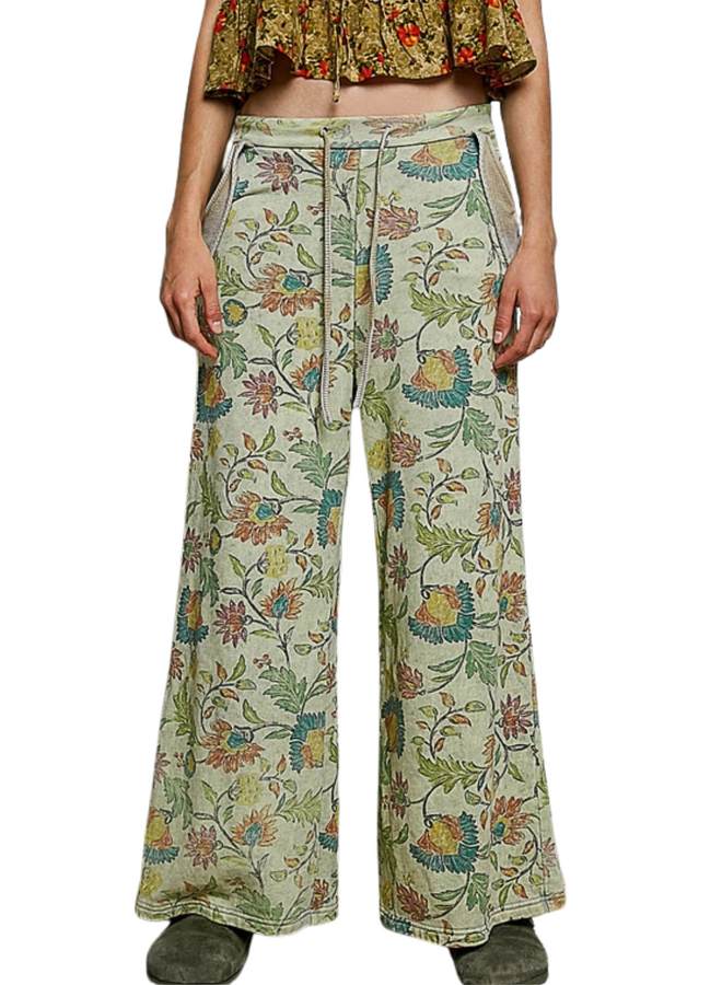 Pol Floral Terry Lounge Pants