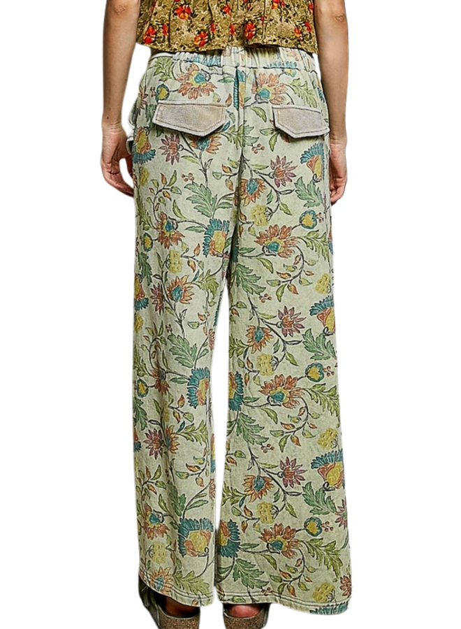 Pol Floral Terry Lounge Pants