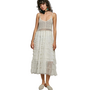 Crochet Tulle Ruffle Dress