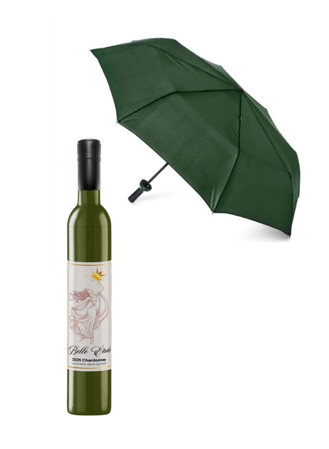 Vinrella Belle Étoile Chardonnay Wine Bottle Umbrella