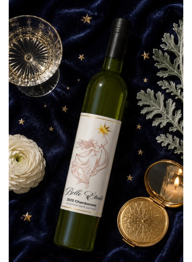 Vinrella Belle Étoile Chardonnay Wine Bottle Umbrella