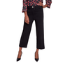 Renuar Lux Cuffed Crop Pant in Black
