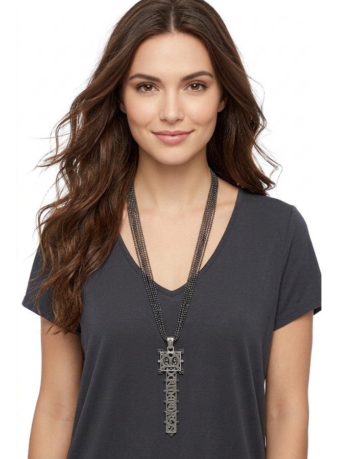 Sweet Romance Ex Fide Fortis Necklace