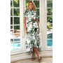 Just Darviny Flounce Skirt Botanical