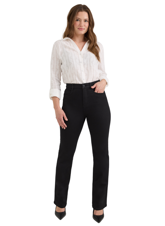 French Dressing Peggy Bootleg Jean in Black