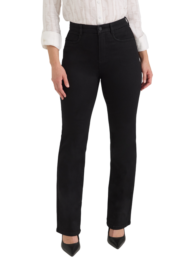 French Dressing Peggy Bootleg Jean in Black