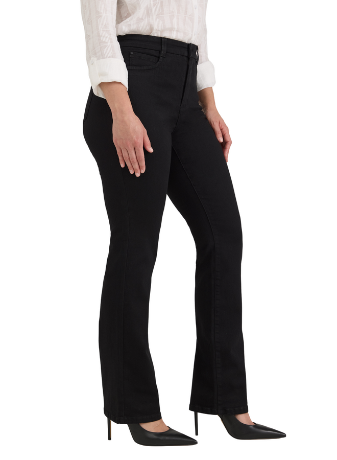 French Dressing Peggy Bootleg Jean in Black