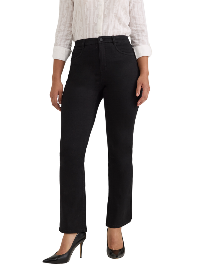 French Dressing Peggy Bootleg Jean in Black