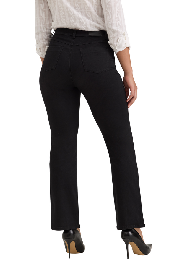 French Dressing Peggy Bootleg Jean in Black