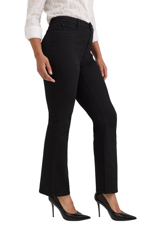 French Dressing Peggy Bootleg Jean in Black