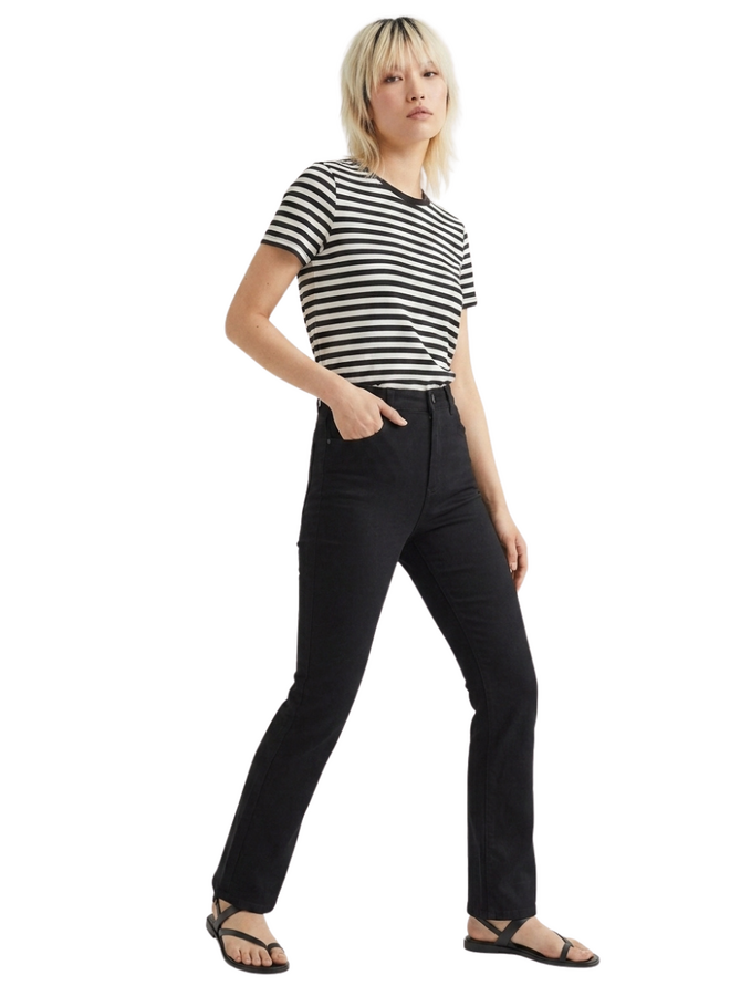 French Dressing Peggy Bootleg Jean in Black