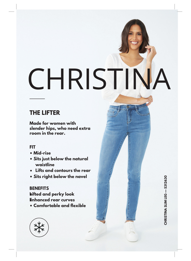 French Dressing Christina Cuffed Straight Ankle Jeans in Forever Blue