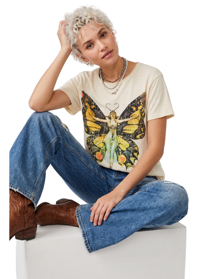 Jaded Gypsy Moon Dance Tee in Spread Your Wings