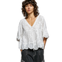 Vintage Style Crochet Top In White